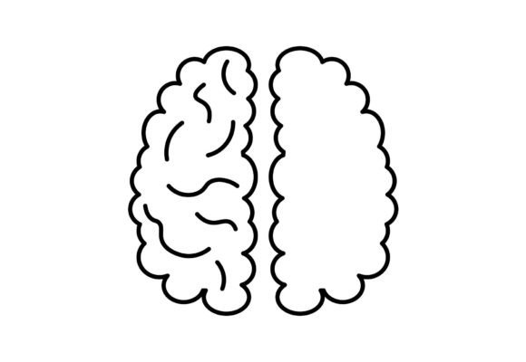 Brain Outline Clipart SVG: Minimalist Design Guide