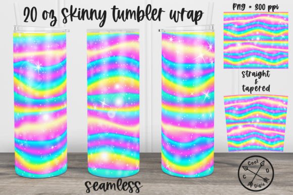 Designing with Rainbow Holographic Stripes Tumbler Wraps: A Practical Guide for Sublimation Creators
