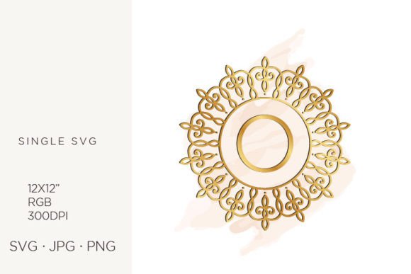 Evaluating the Golden Ornamental Monogram Letter O for Professional Design