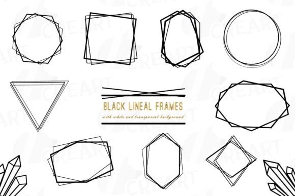 Geometric Black Borders and Lineal Frames: Elevating Your Design Projects