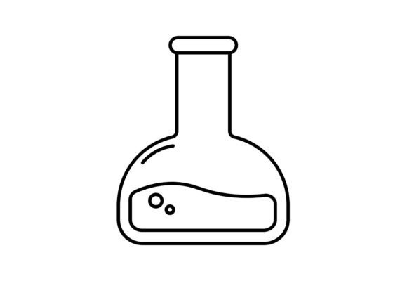 Mastering the Lab Flask Silhouette: A Guide to Minimalist Science Icon Design
