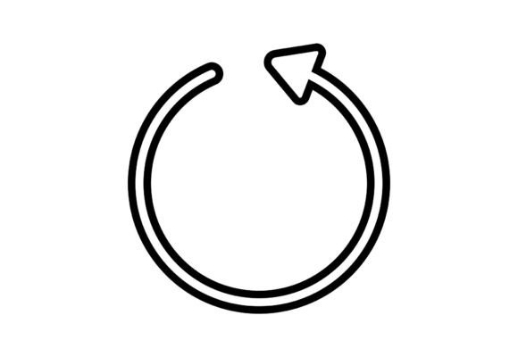 Repeat Arrow Sign Symbol: The Essential Minimalist Icon for Modern Digital Design