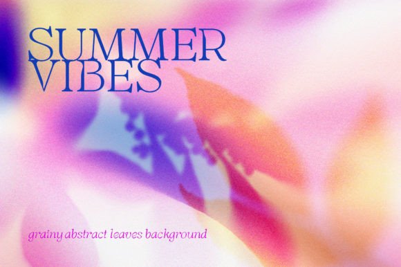 Summer Vibes: Grainy Abstract Textures for Bold Design