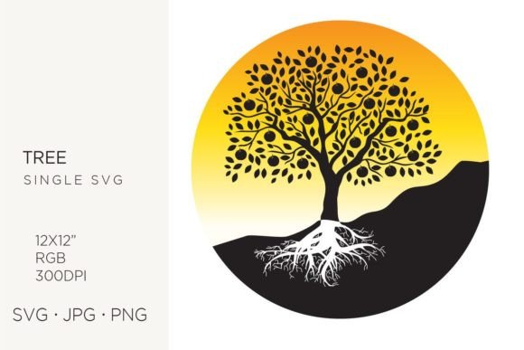 Unlocking Creative Potential with the Apple Fruit Tree SVG Icon and Clipart
