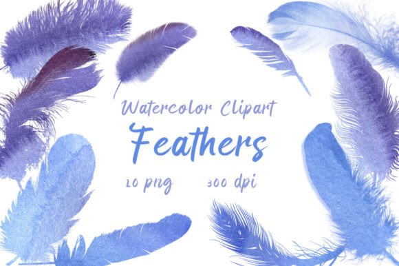 Watercolor Clipart Blue Feathers, Png: A Practical Guide for Designers and DIY Creators